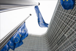 European Commission Flags