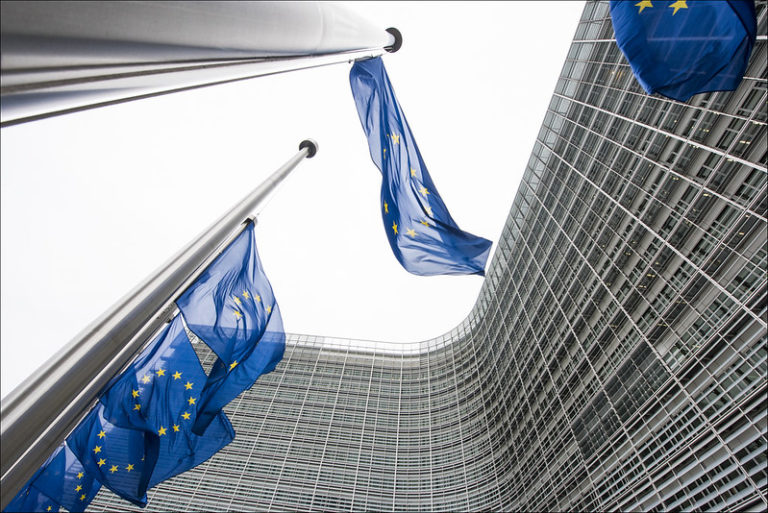 European Commission Flags