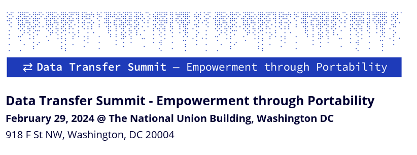 Data Transfer Summit, Washington DC