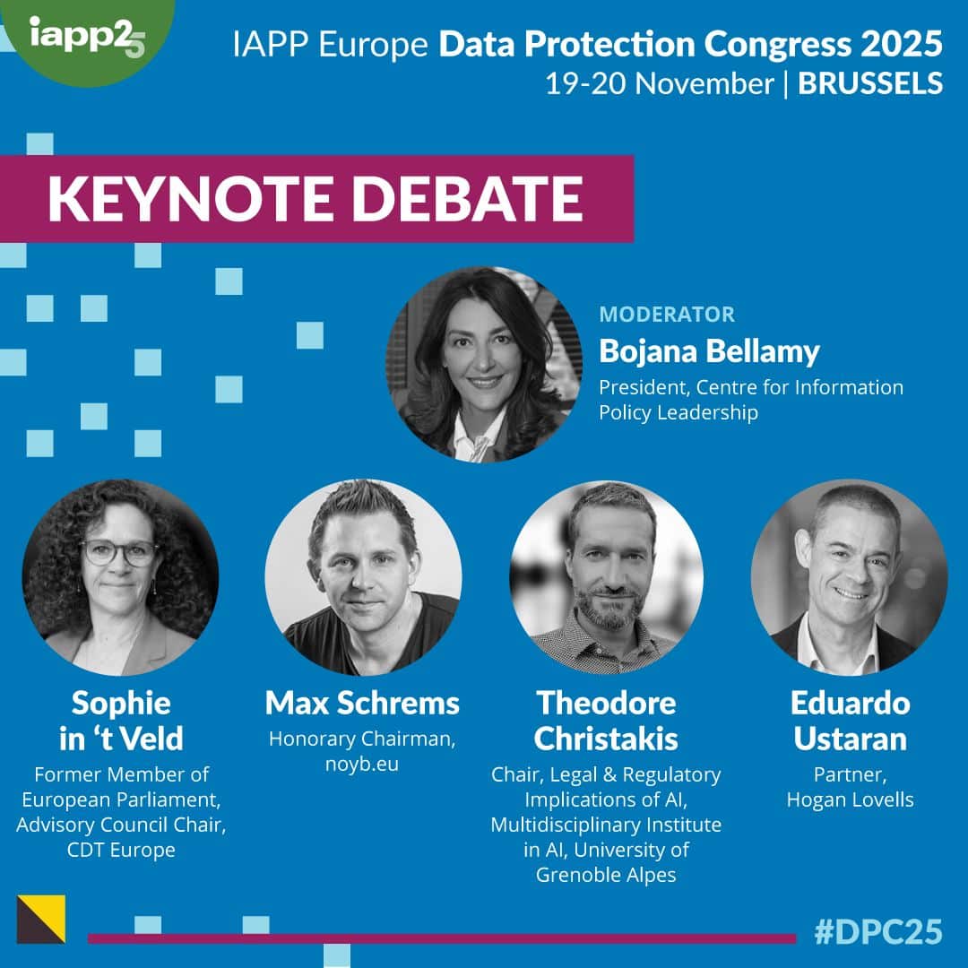 IAPP Europe Data Protection Congress 2025 (Brussels, BE)